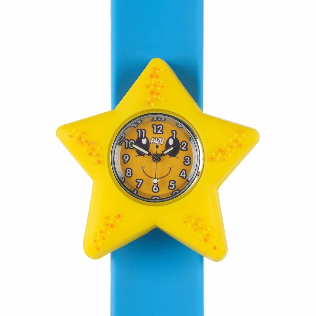 picture of Anisnap Snap Band Watch Starfish Aqua by Amonev