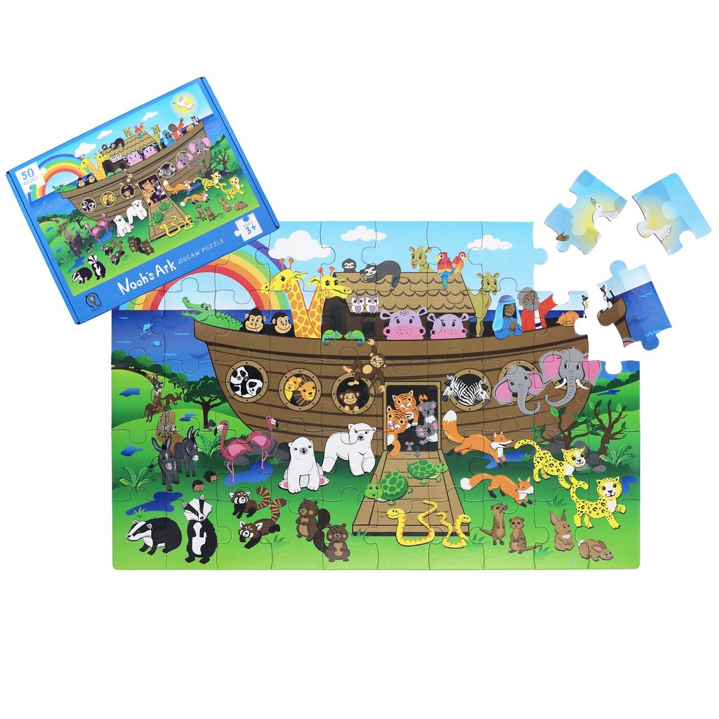 picture of Noah's Ark Jigsaw Floor Puzzle for Kids by Amonev