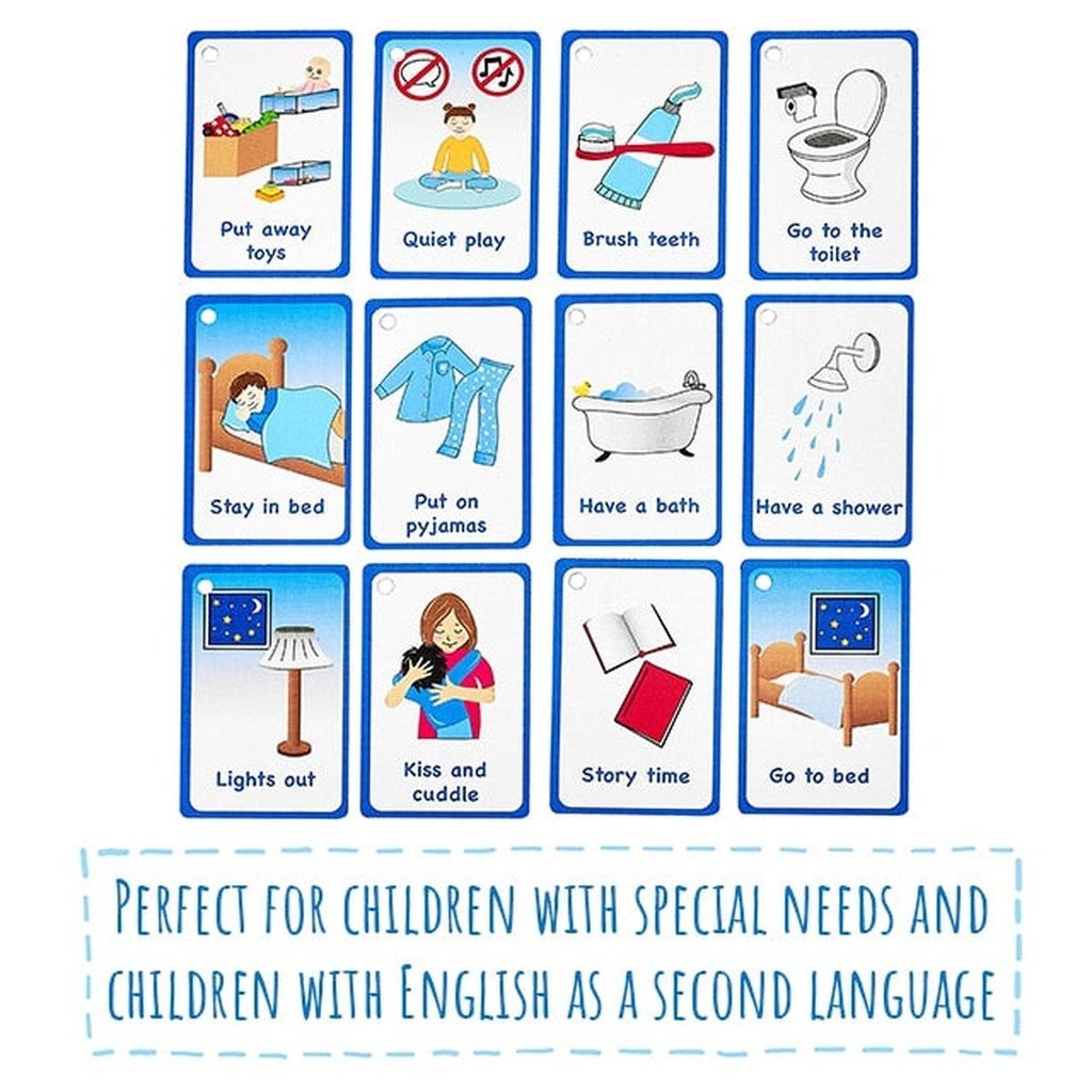 picture of Speech Therapy Flashcards - Routine 12 Pack by Amonev