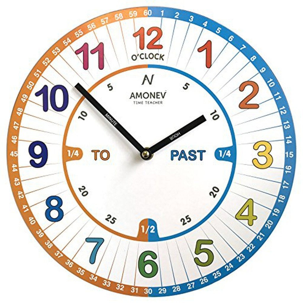 picture of Time Teaching Wall Clock VS1 by Amonev