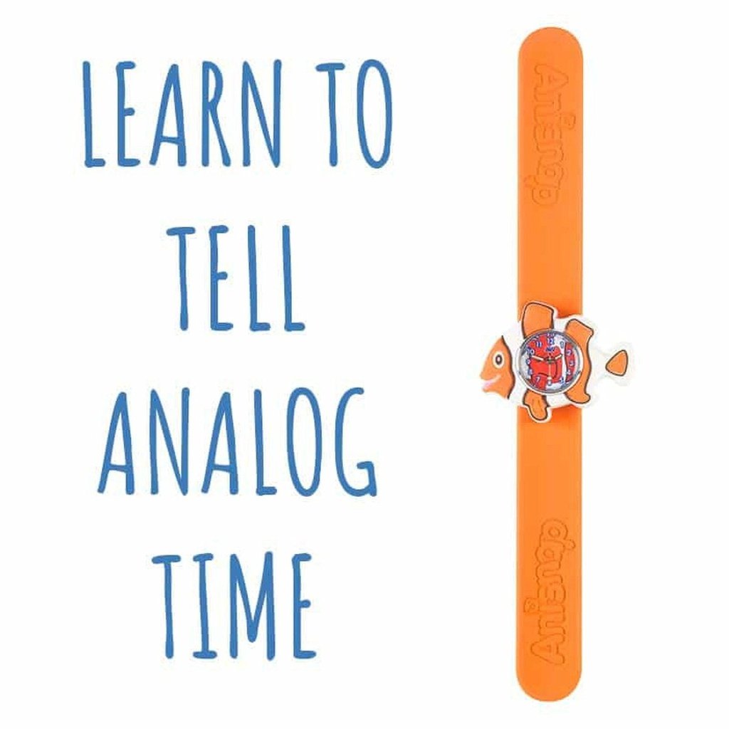 picture of Anisnap Snap Band Watch Clown Fish Aqua by Amonev
