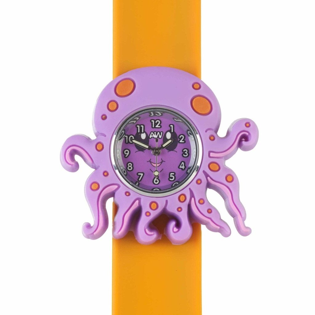 picture of Anisnap Snap Band Watch Octopus Aqua by Amonev
