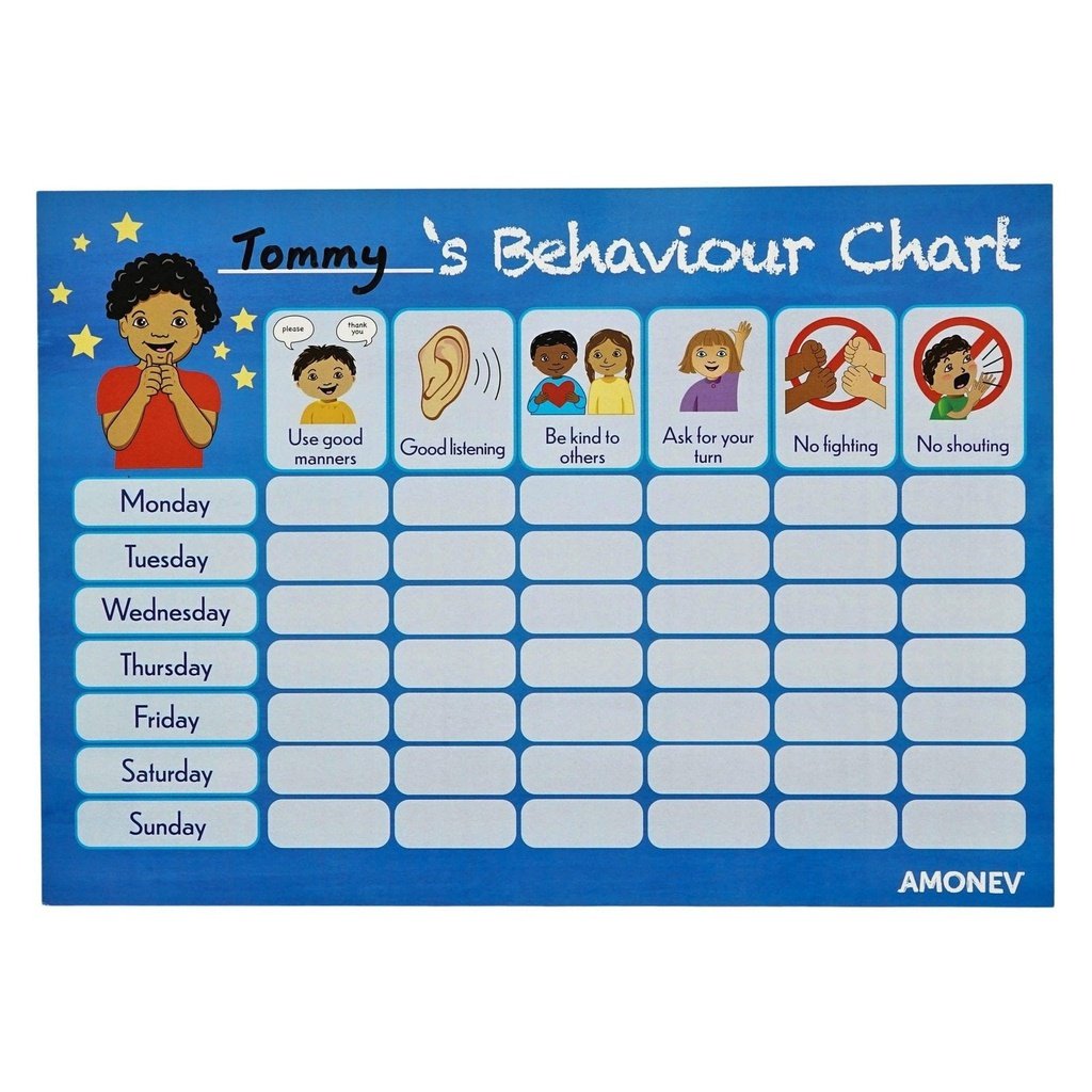 picture of Behaviour - Kids Reward Chart Twin Paper Pack by Amonev