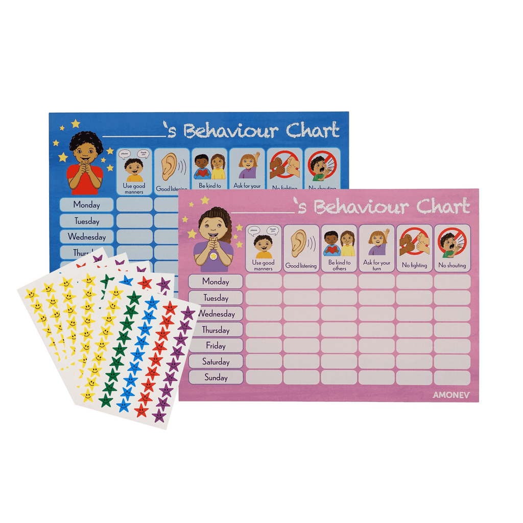 picture of Behaviour - Kids Reward Chart Twin Paper Pack by Amonev