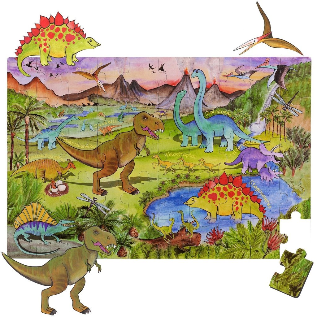 picture of Dinosaur Jigsaw Floor Puzzle for Kids 100 Pcs by Amonev