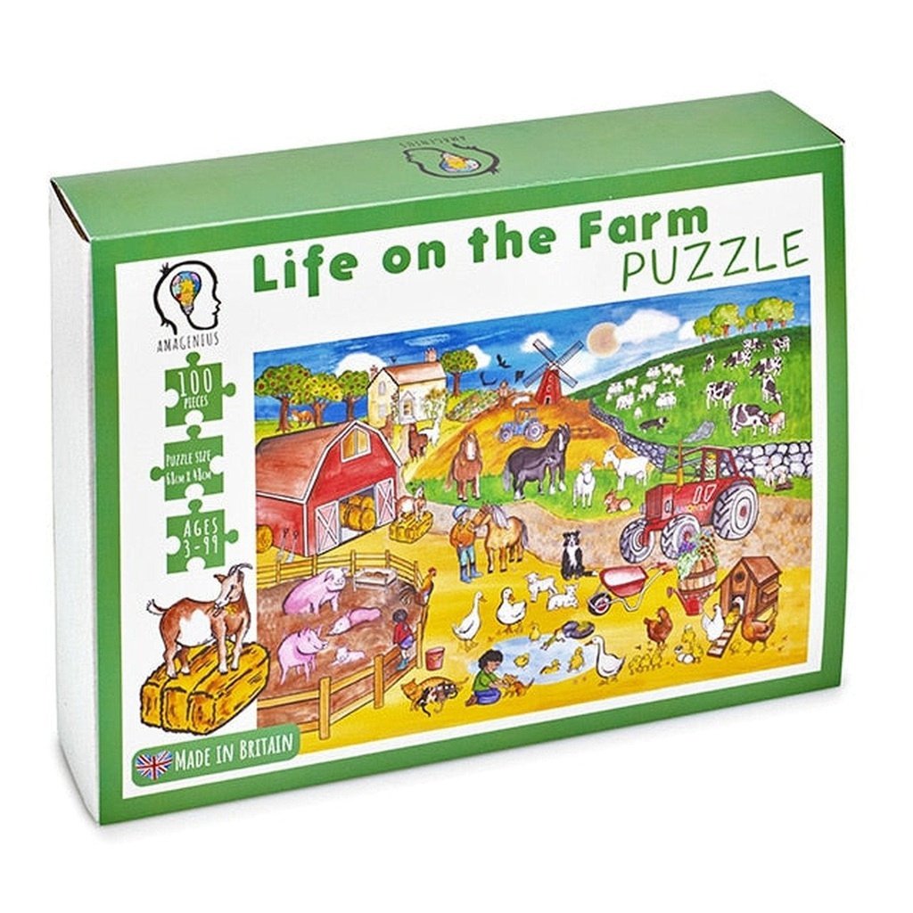 picture of Farm Jigsaw Floor Puzzle for Kids by Amonev