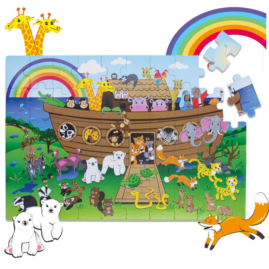 picture of Noah's Ark Jigsaw Floor Puzzle for Kids by Amonev