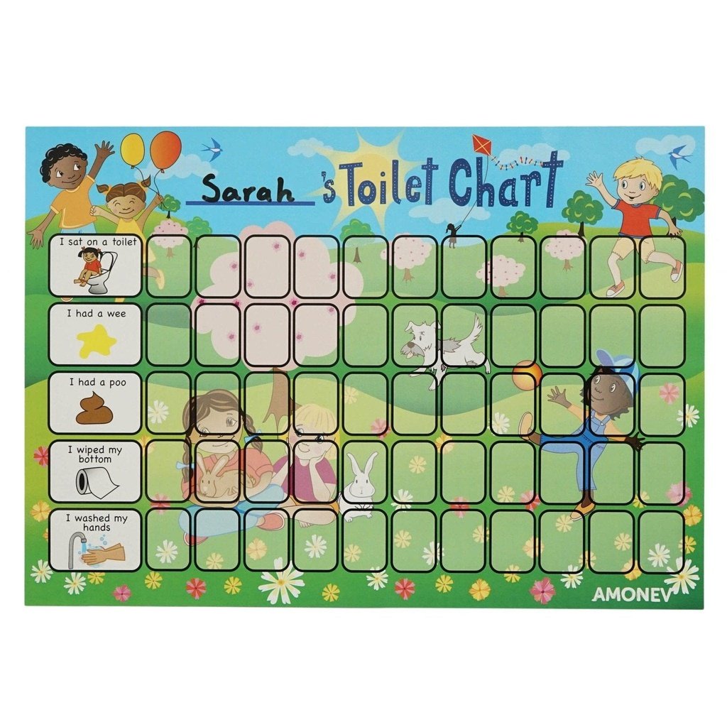 picture of Potty And Toilet Training Reward Chart Twin Paper Pack by Amonev