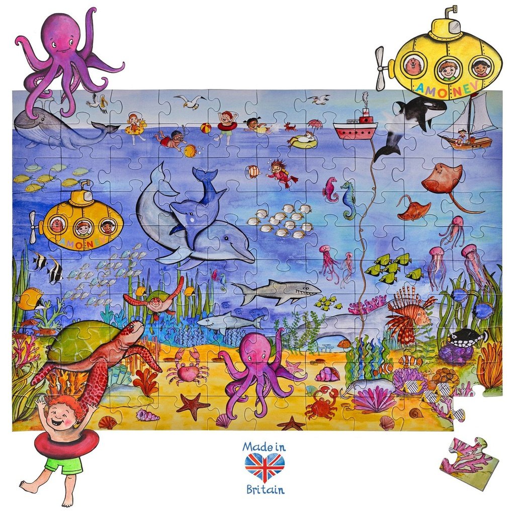 picture of Sea Life Jigsaw Floor Puzzle fo Kids by Amonev
