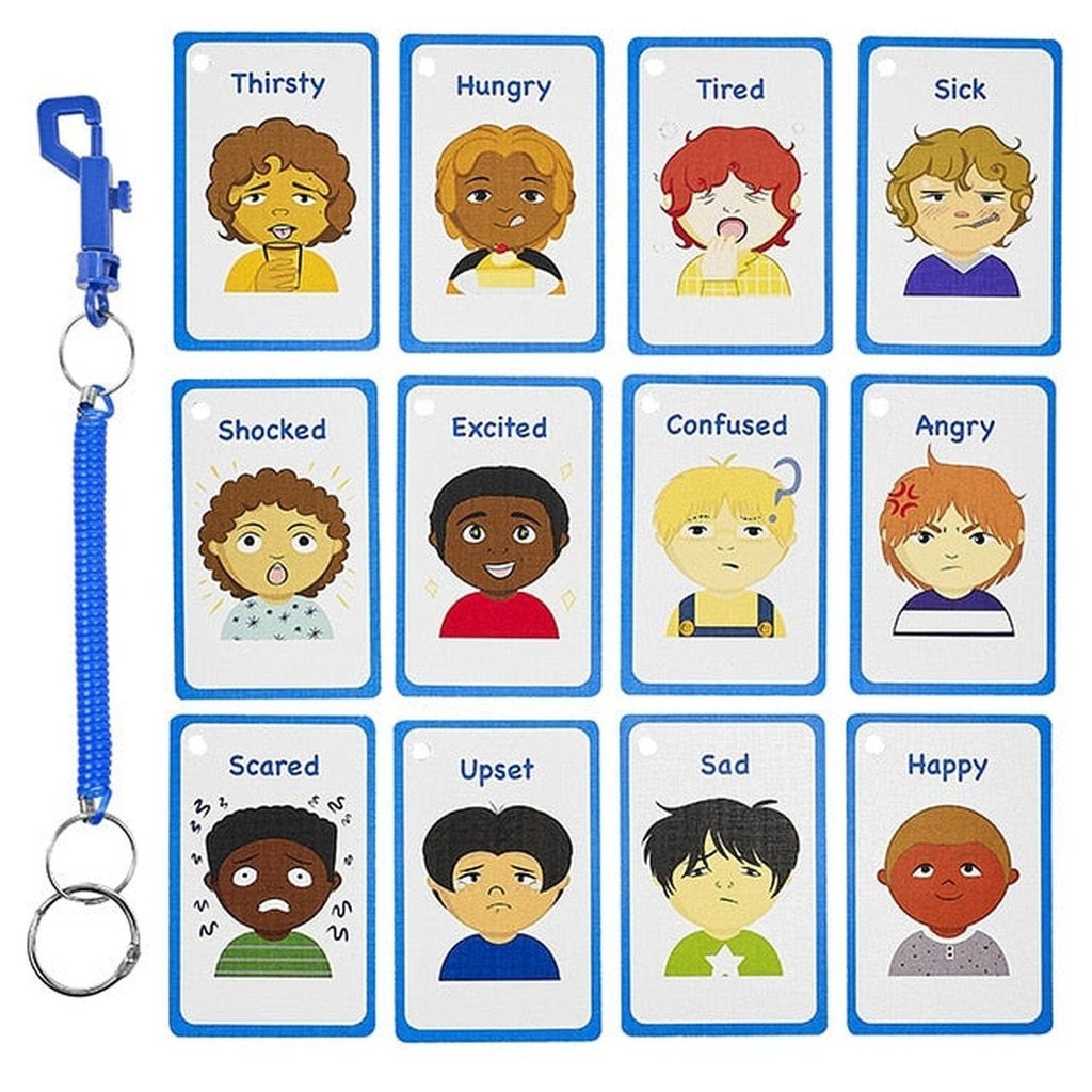 picture of Speech Therapy Flashcards - My Feelings Boys 12 Pack by Amonev