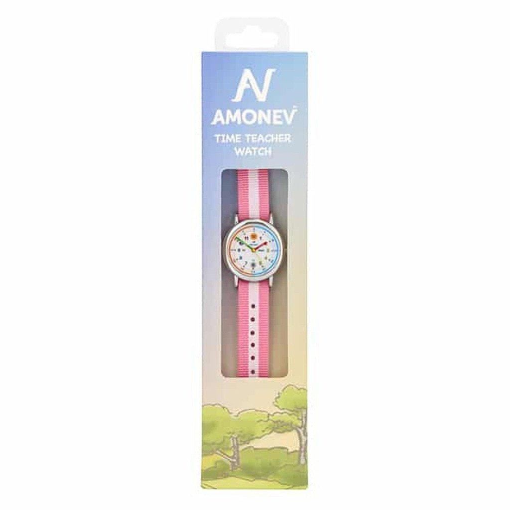 picture of Time Teacher Children's Watch Striped Colour by Amonev