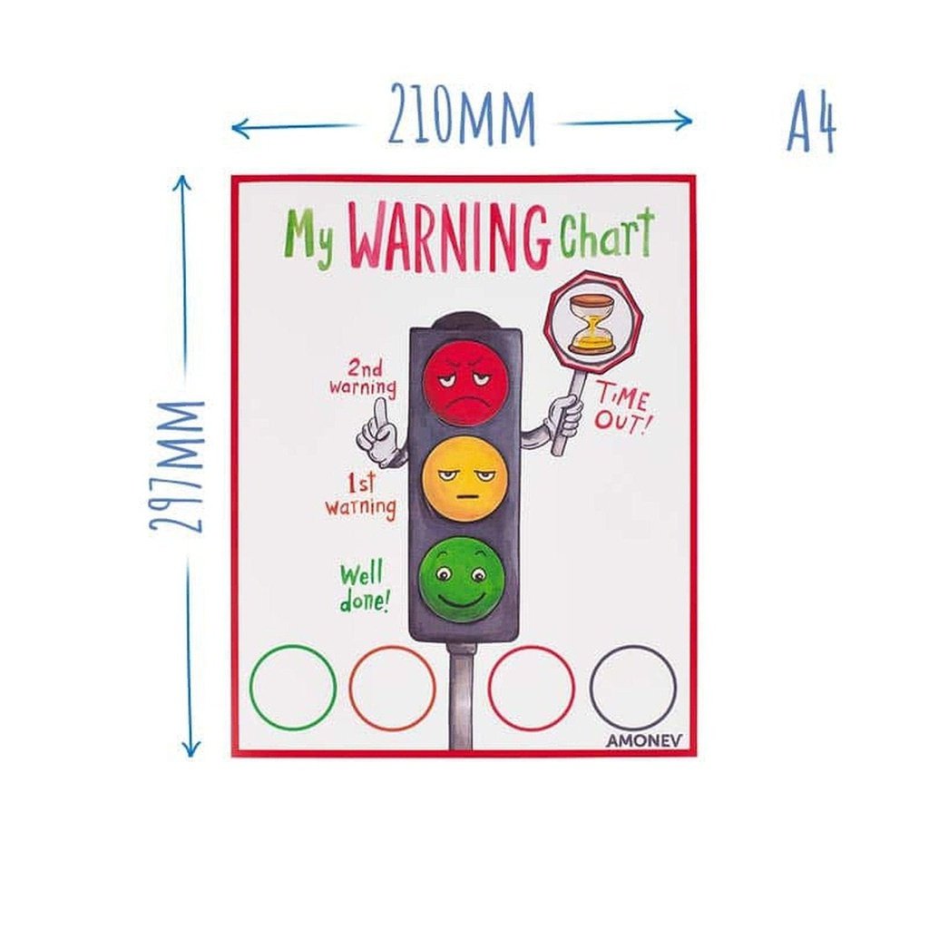 picture of Traffic Light Behaviour Chart Magnetic by Amonev
